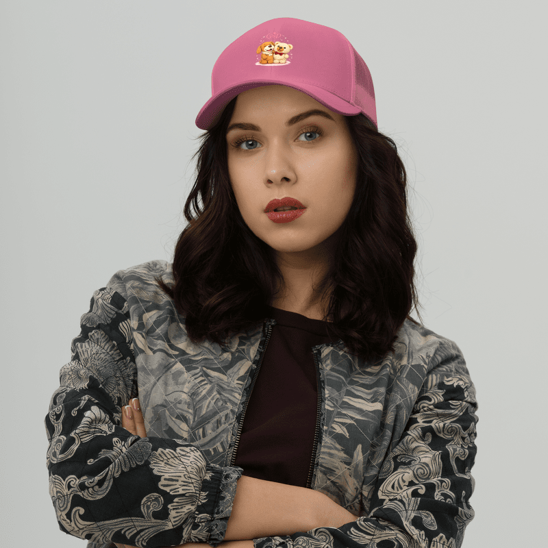 Gotcha & Daki Trucker Cap – Cozy Pals Edition