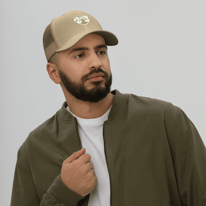 Gotcha & Daki Trucker Cap – Classic Crest Edition