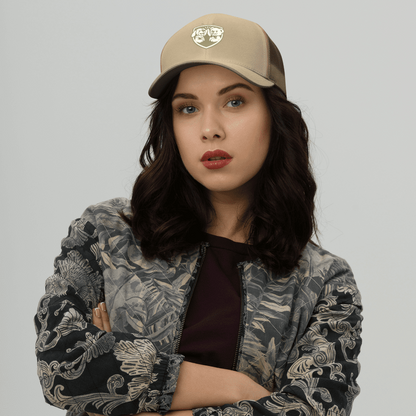 Gotcha & Daki Trucker Cap – Classic Crest Edition