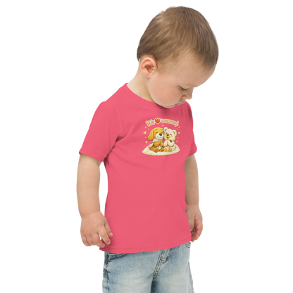 Toddler jersey t-shirt - We love you Mommy Edition