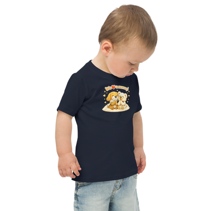 Toddler jersey t-shirt - We love you Mommy Edition