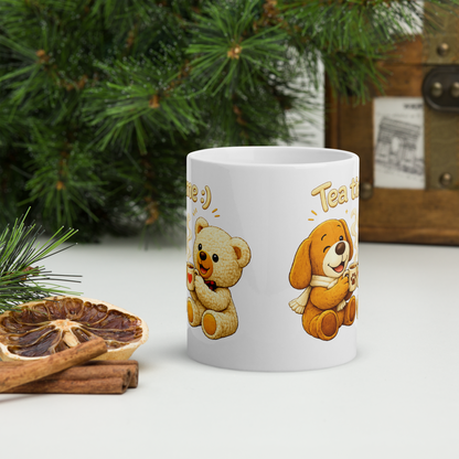 Gotcha & Daki Ceramic Mug – Cozy Sip Pals