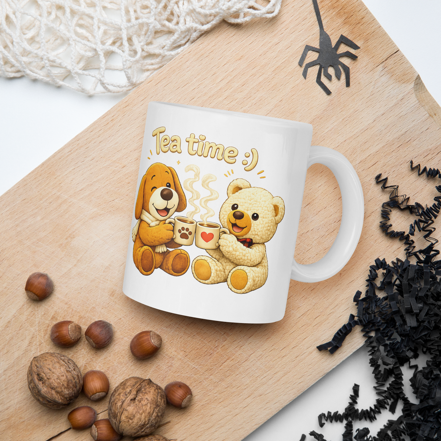 Gotcha & Daki Ceramic Mug – Cozy Sip Pals