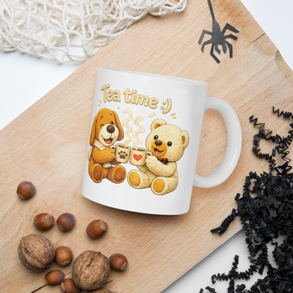 Gotcha & Daki Ceramic Mug – Cozy Sip Pals