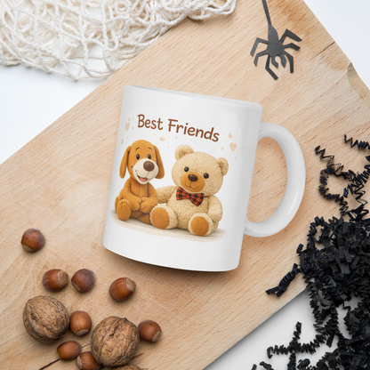 Gotcha & Daki Ceramic Mug – Best Friends Edition