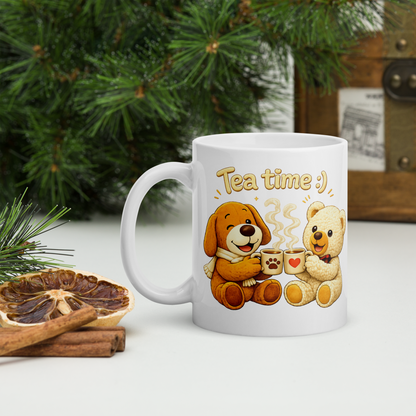 Gotcha & Daki Ceramic Mug – Cozy Sip Pals