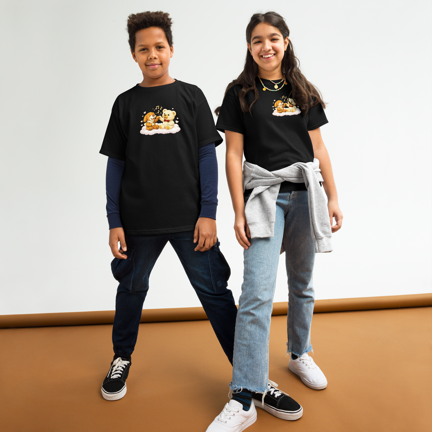 Gotcha & Daki Kids T-Shirt – Music Pals Edition