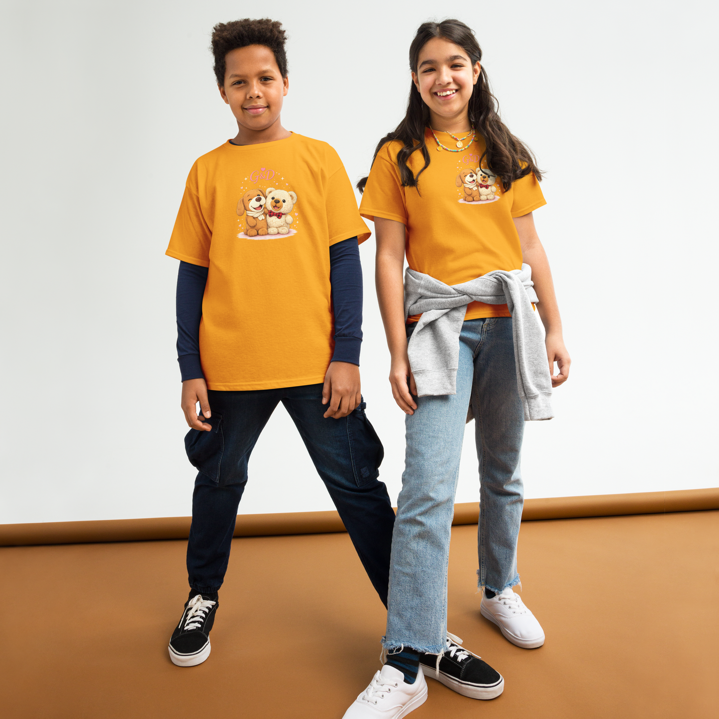 Gotcha & Daki Kids T-Shirt – Cozy Pals Edition