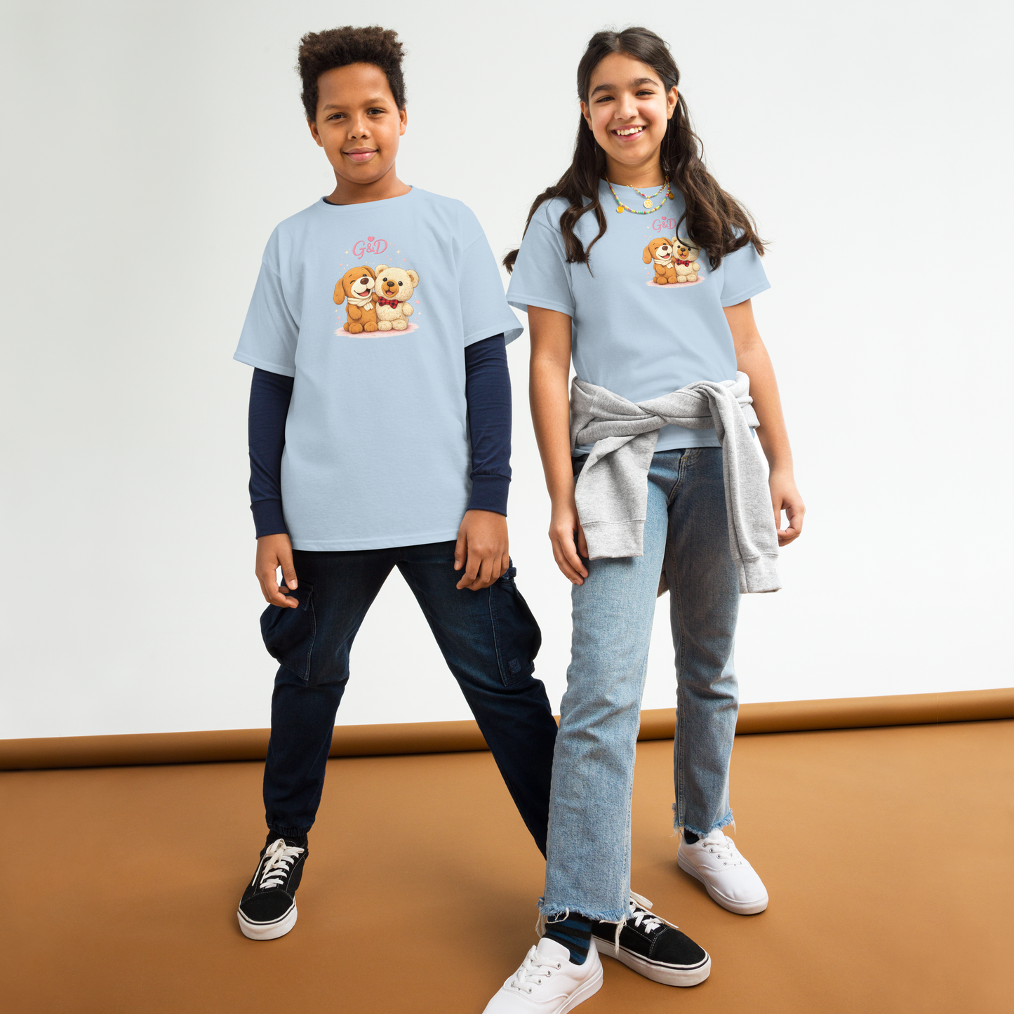 Gotcha & Daki Kids T-Shirt – Cozy Pals Edition