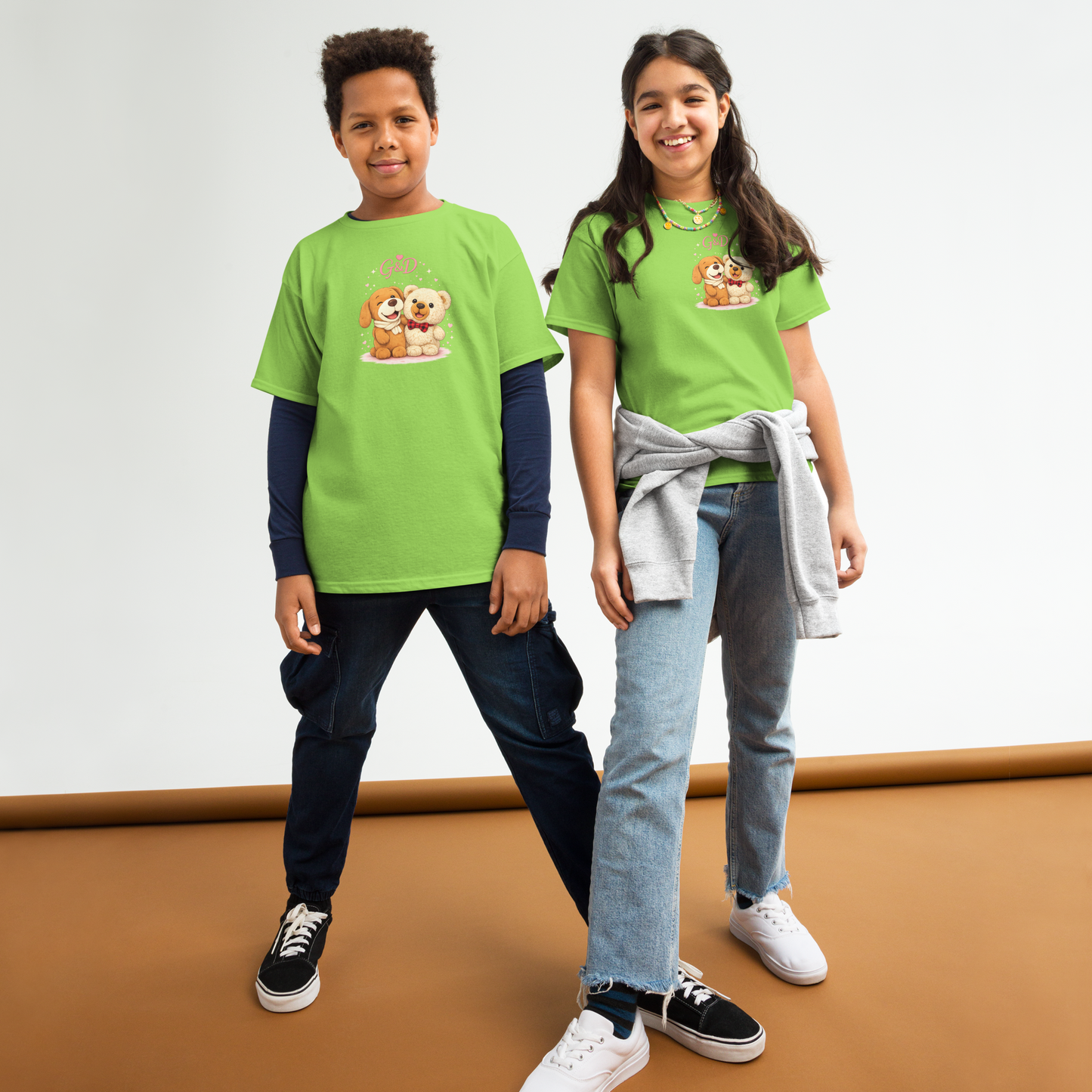 Gotcha & Daki Kids T-Shirt – Cozy Pals Edition