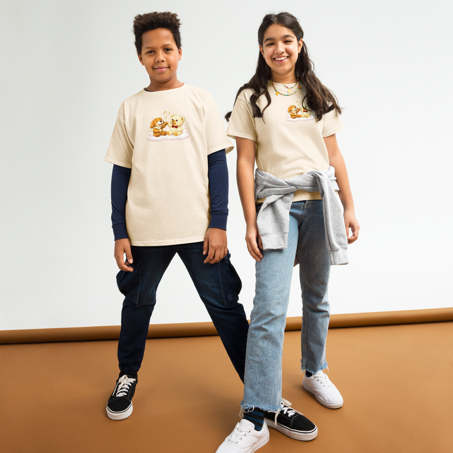 Gotcha & Daki Kids T-Shirt – Music Pals Edition