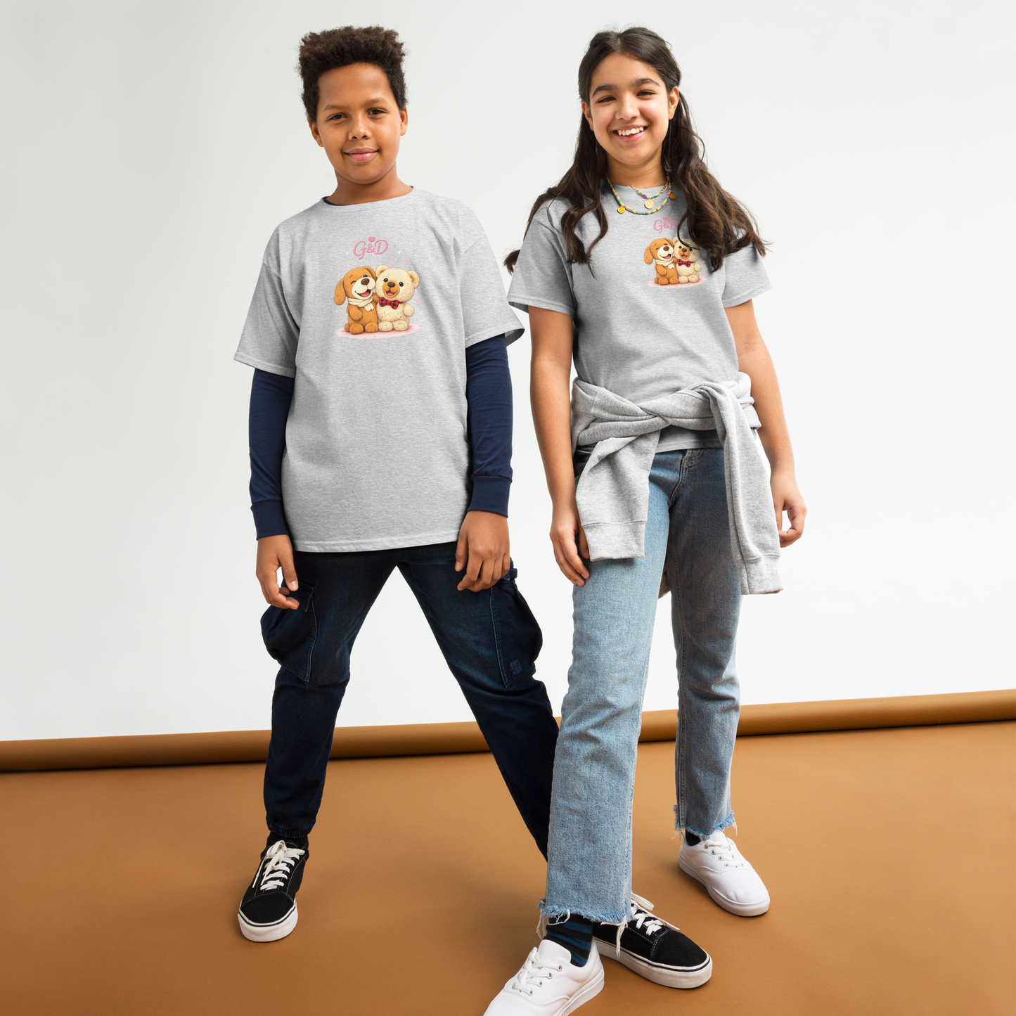 Gotcha & Daki Kids T-Shirt – Cozy Pals Edition