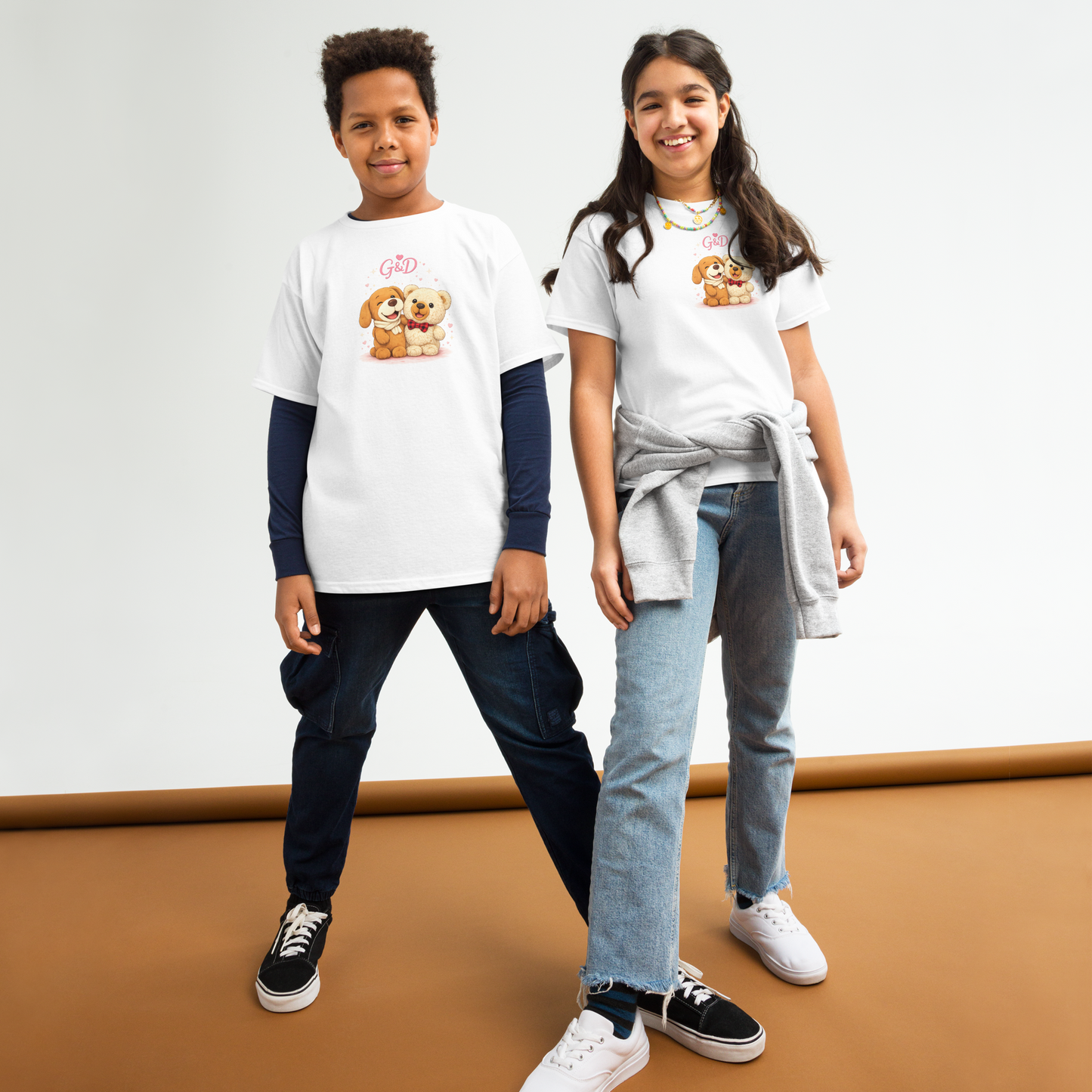 Gotcha & Daki Kids T-Shirt – Cozy Pals Edition